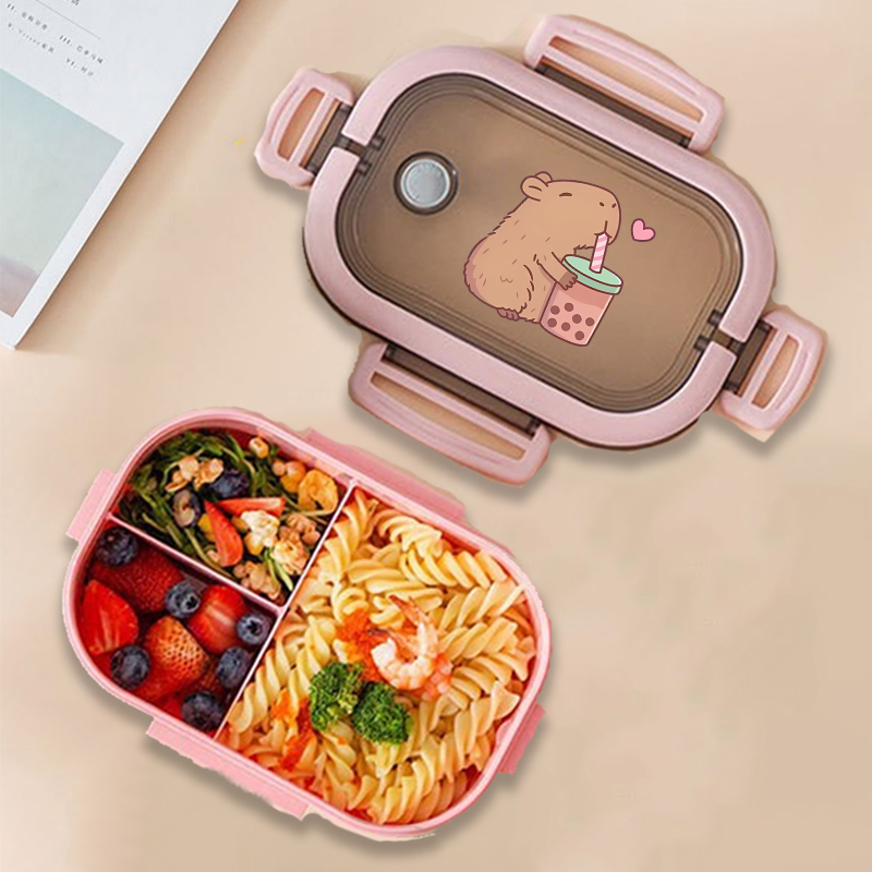 Kitchen Gadgets Organizer - Capybara Bento Lunch Box Anime Animals