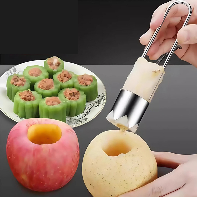 Stainless Steel Fruit Core Rem - Vegetable Kitchen Gadgets recension och pris