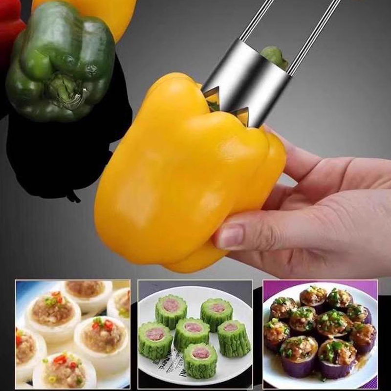Stainless Steel Fruit Core Rem - Vegetable Kitchen Gadgets recension och pris