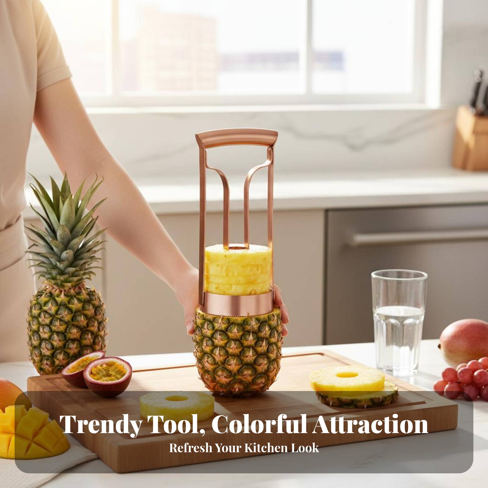 Stainless Steel Pineapple Cutt - Vegetable Kitchen Gadgets recension och pris