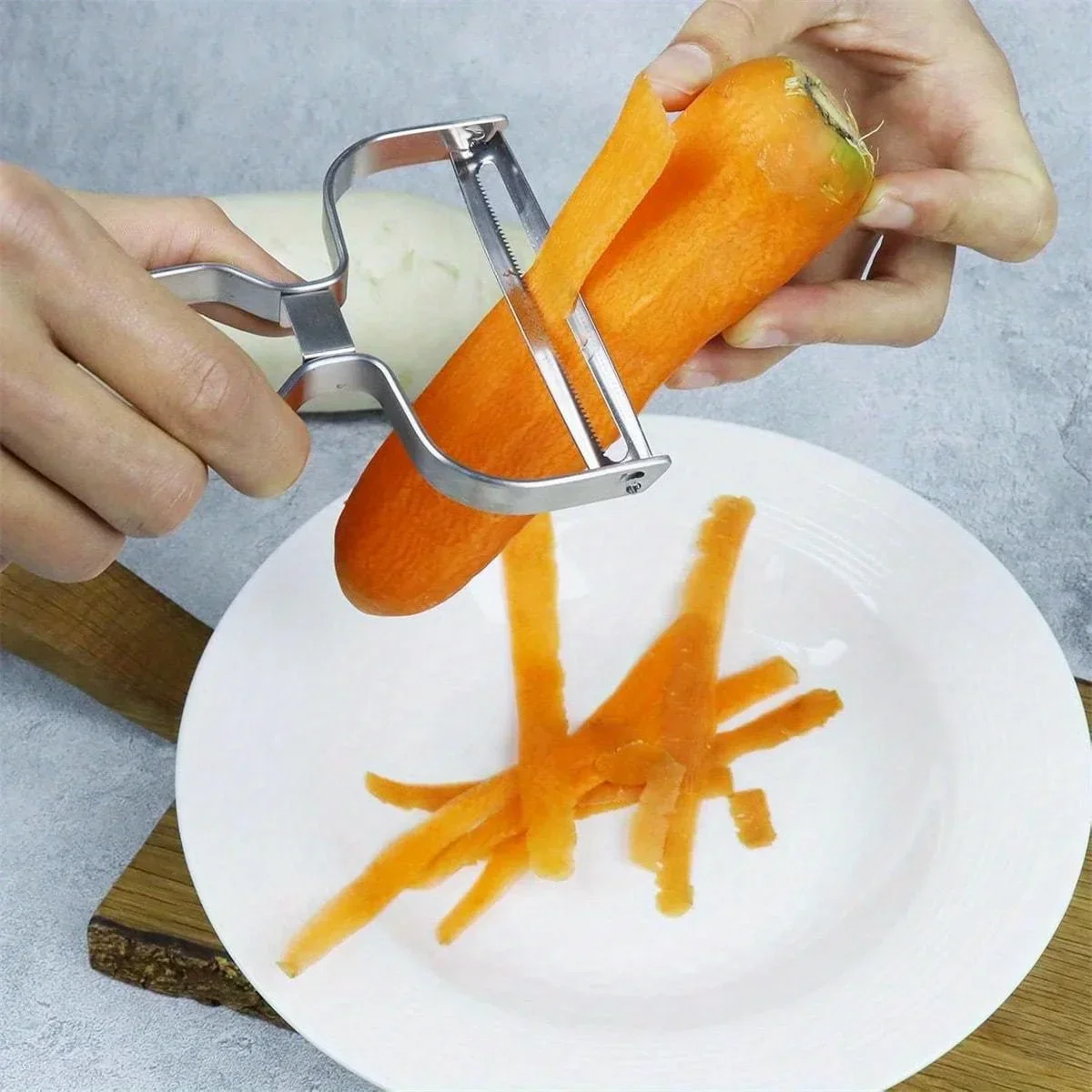 1pc Stainless Steel Peeler For - Vegetable Kitchen Gadgets recension och pris