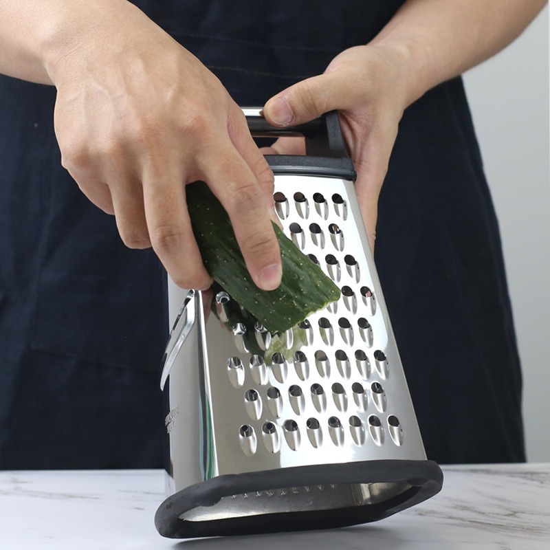 Stainless Steel Four-side Grat - Cheese Grater Box recension och pris
