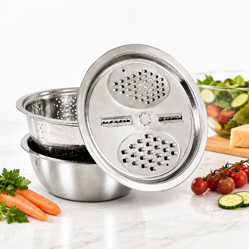3pcs Stainless Steel Kitchen C - Cheese Grater Box recension och pris