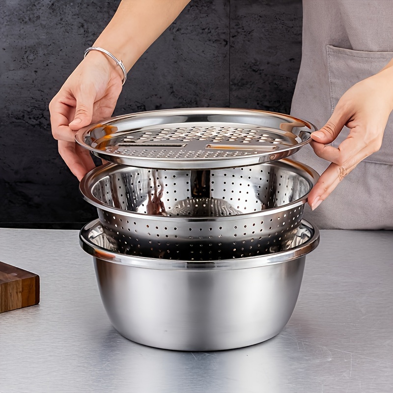 3pcs Stainless Steel Kitchen C - Cheese Grater Box recension och pris