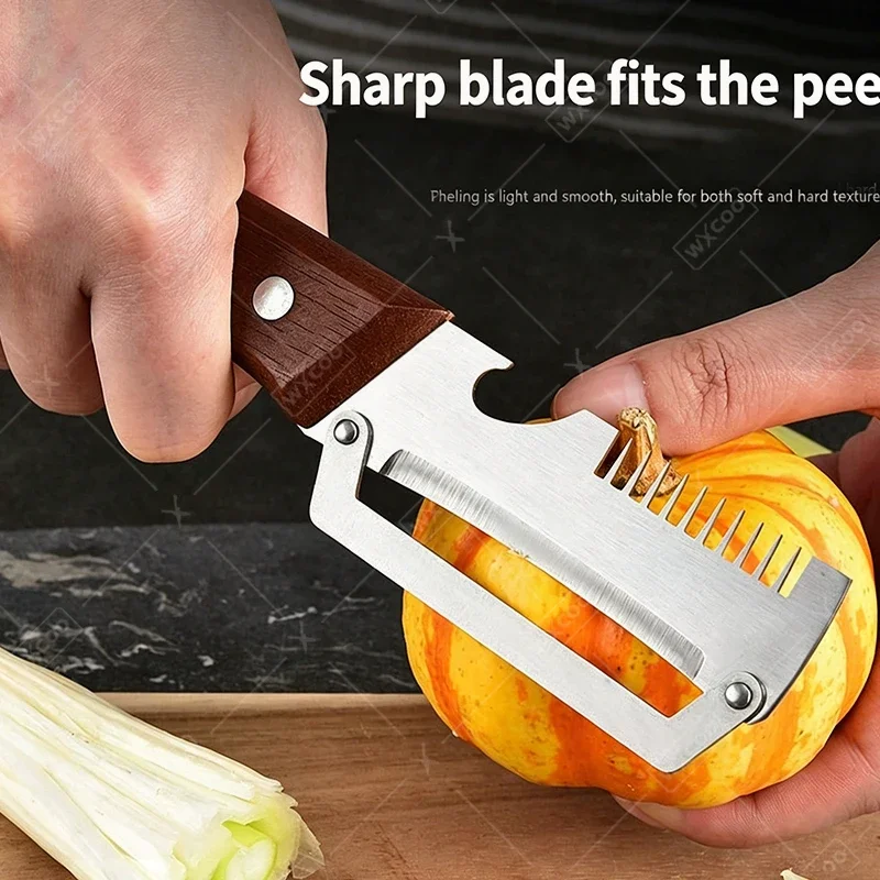 WXCOO 2-in-1 Stainless Steel P - Vegetable Kitchen Gadgets recension och pris