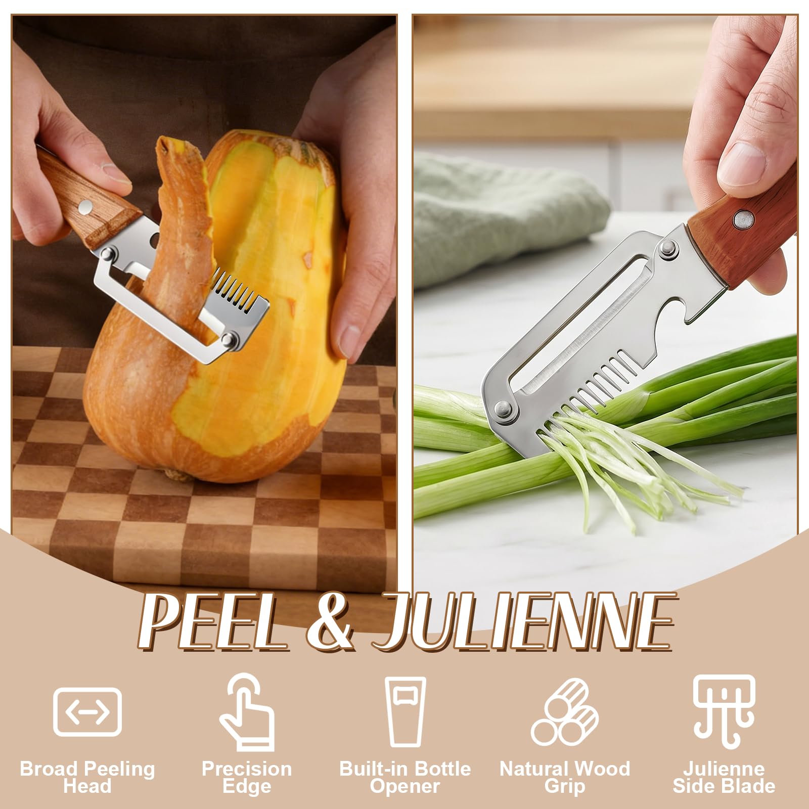 3-in-1 Vegetable Peeler with W - Vegetable Kitchen Gadgets recension och pris