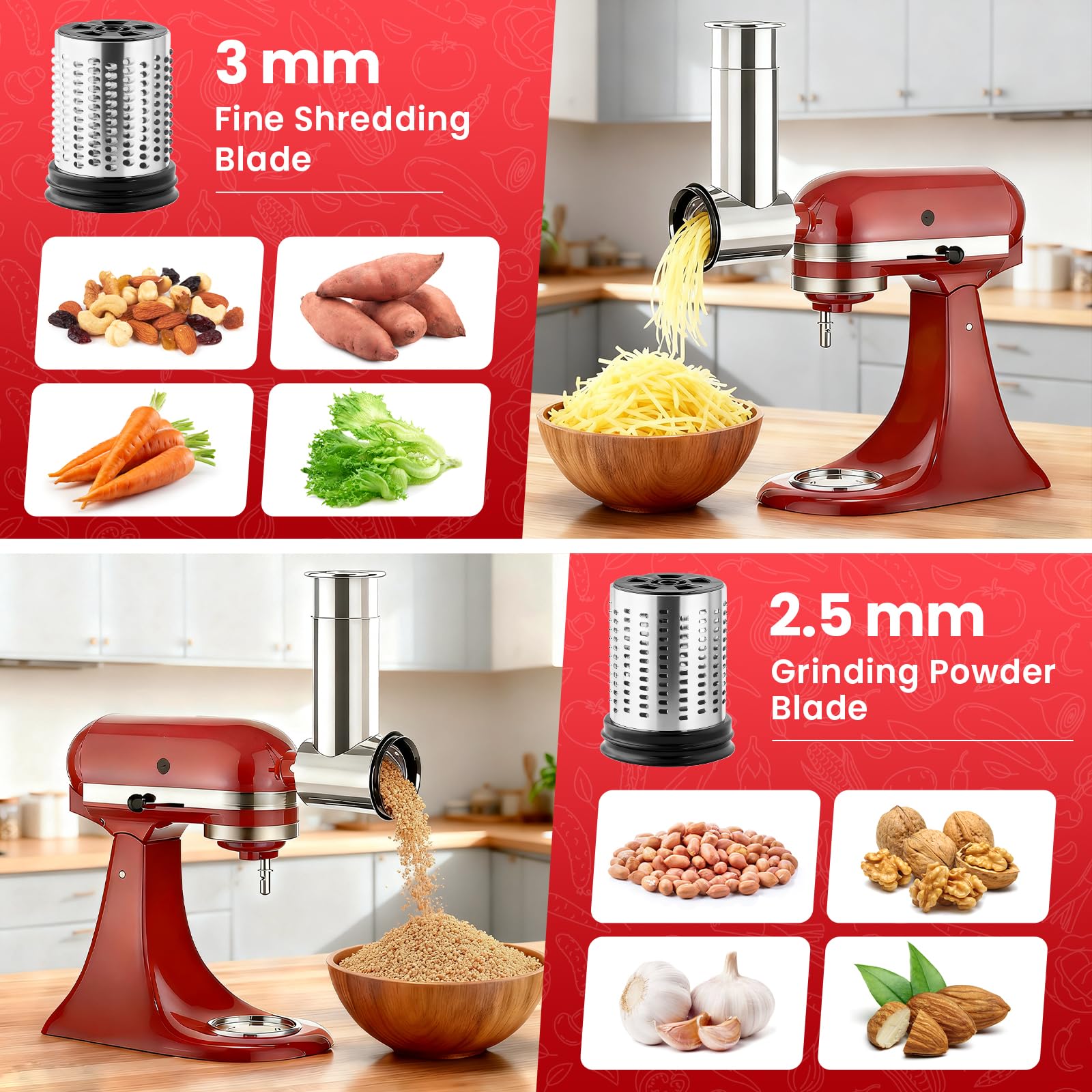 Stainless Steel Slicer Shredde - Cheese Grater Box recension och pris