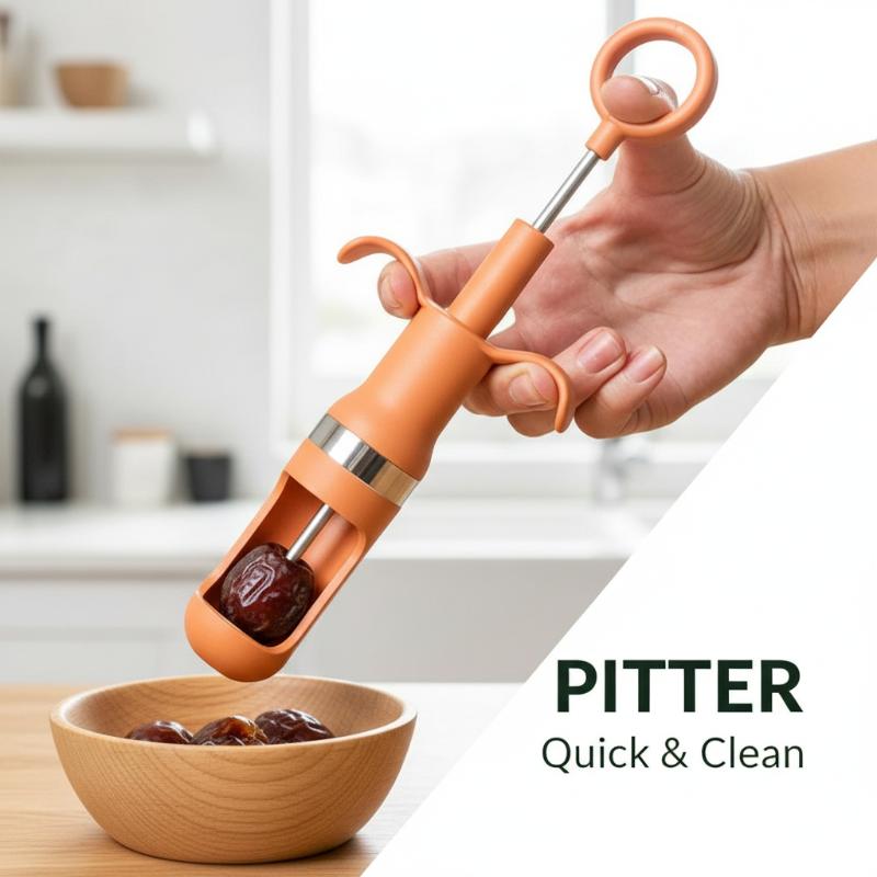 Non‑Slip Handle Cherry And Red - Cherry Pitter Tool recension och pris