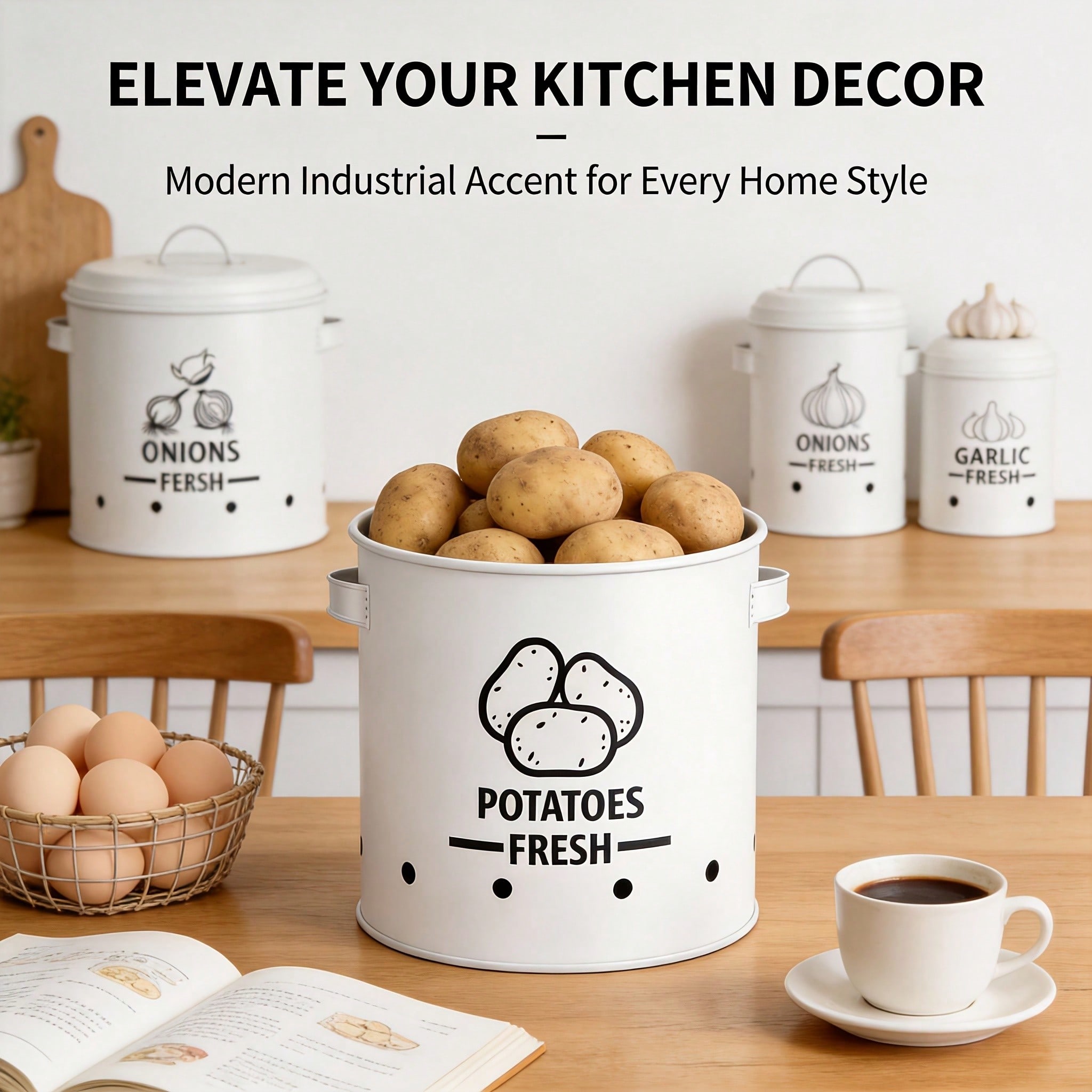 Potato Onion Garlic Storage Bi - Kitchen Gadgets Organizer recension och pris
