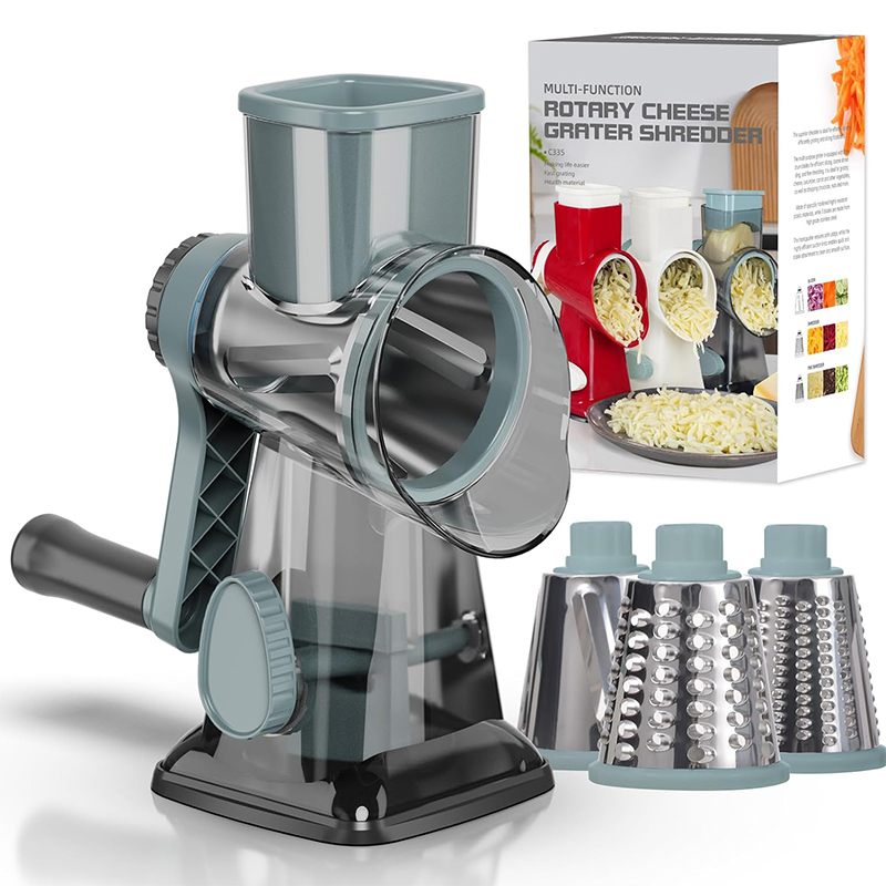 LMETJMA 3 in 1 Rotary Cheese G - Cheese Grater Box recension och pris