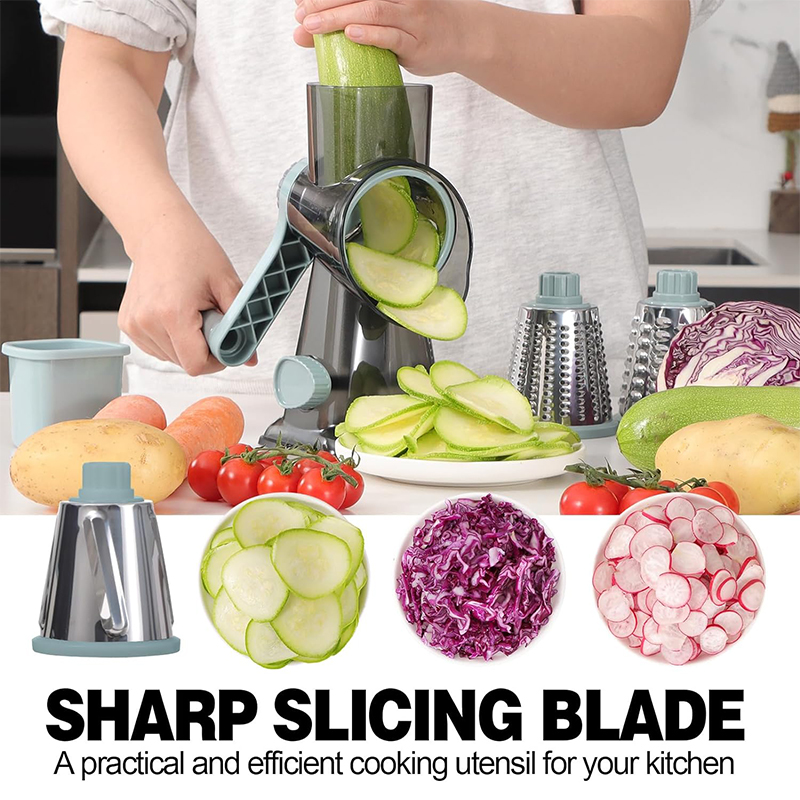 LMETJMA 3 in 1 Rotary Cheese G - Cheese Grater Box recension och pris