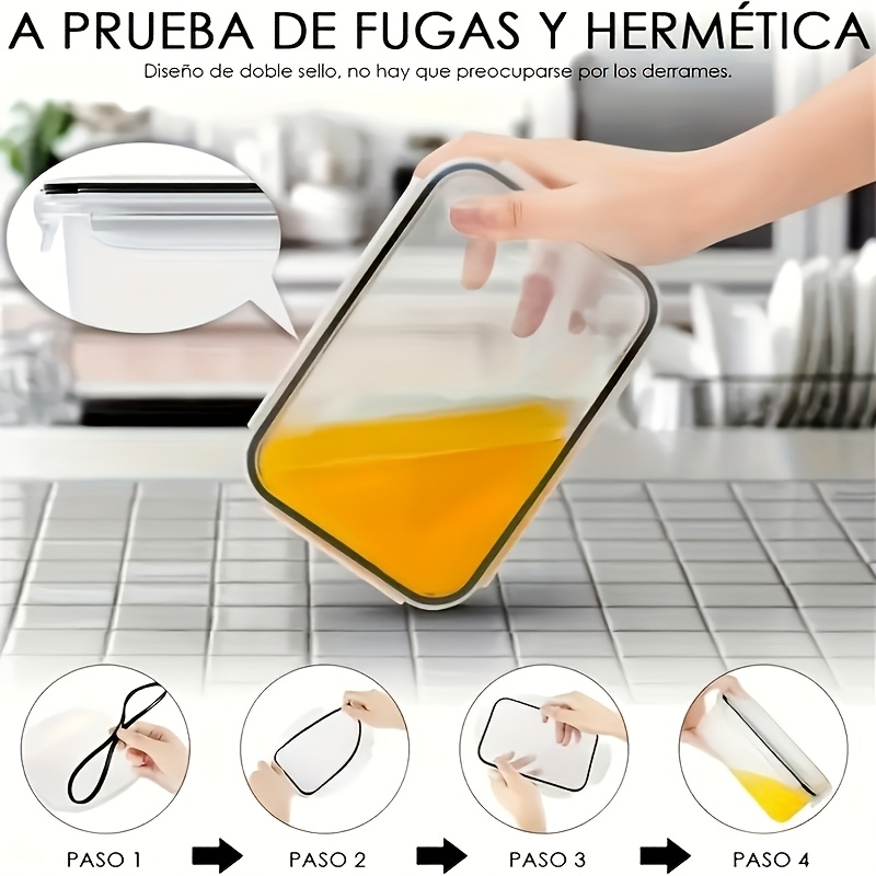 8Pcs Set Includes 4 Containers - Kitchen Gadgets Organizer recension och pris