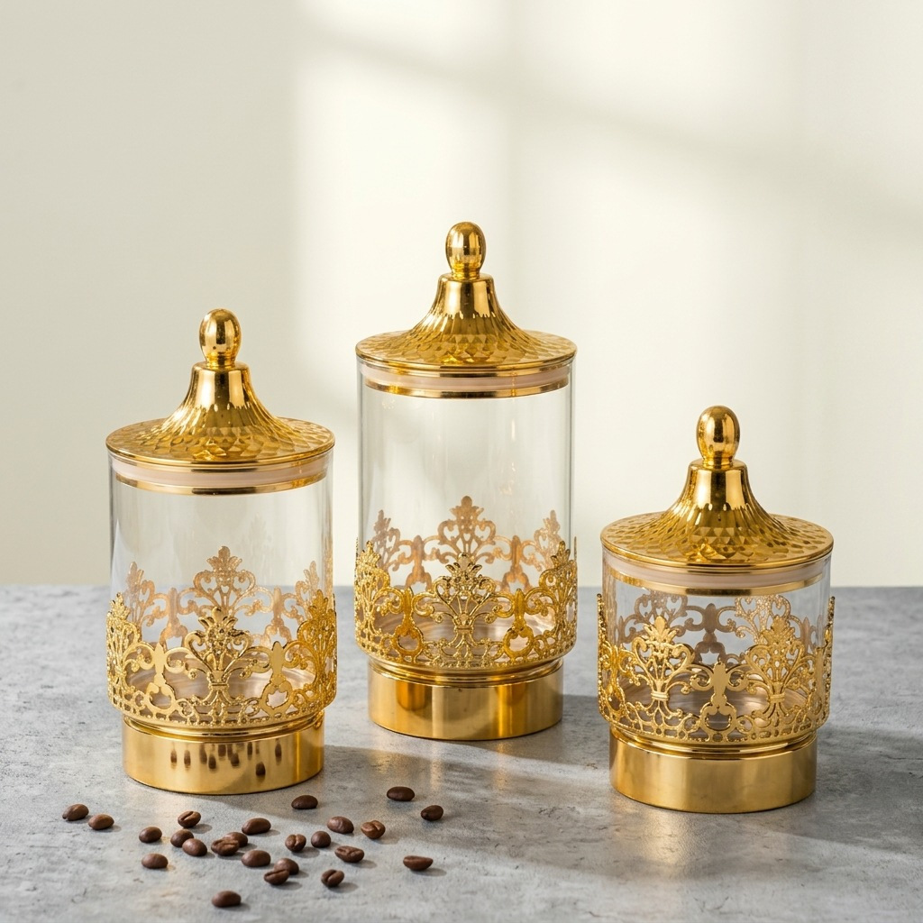 European Transparent Gold-plat - Kitchen Gadgets Organizer recension och pris