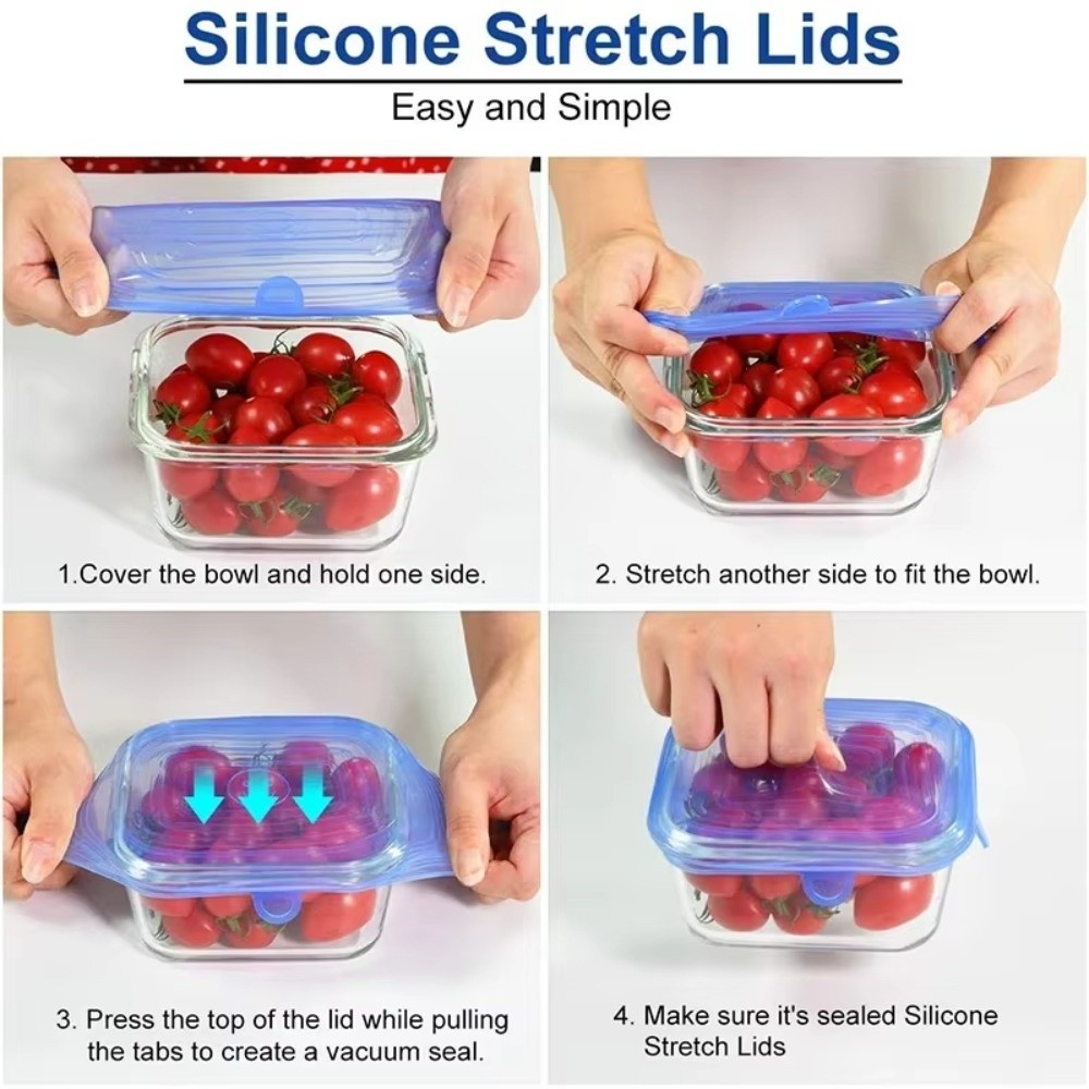 6PCS Useful Reusable Fresh-kee - Kitchen Gadgets That Are Useful recension och pris
