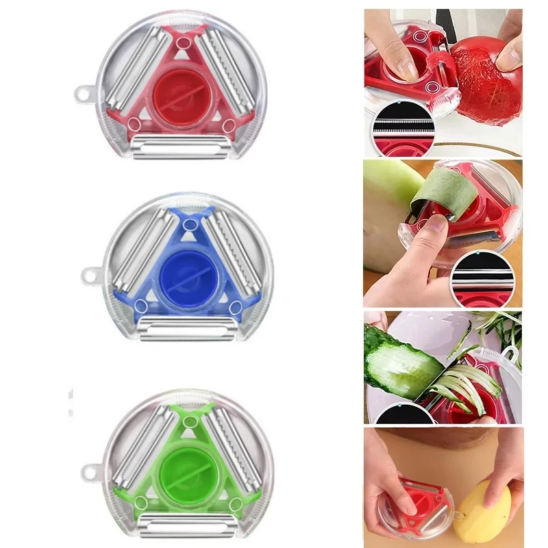 1PC Trio Peeler Set Vegetable  - Vegetable Kitchen Gadgets recension och pris