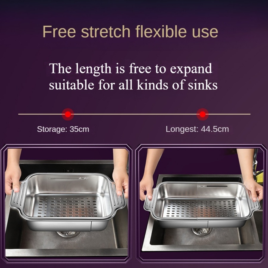 Stainless Steel Telescopic Sin - Kitchen Gadgets Dropshipping recension och pris