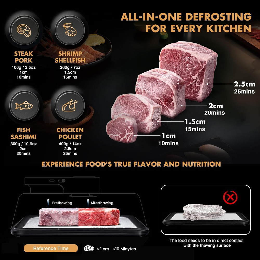Rapid Frozen Food Defrosting T - Kitchen Gadgets That Are Useful recension och pris
